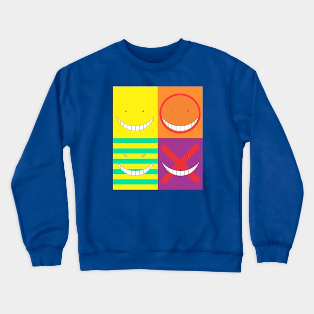 koro sensei assassination Crewneck Sweatshirt by inkonfiremx